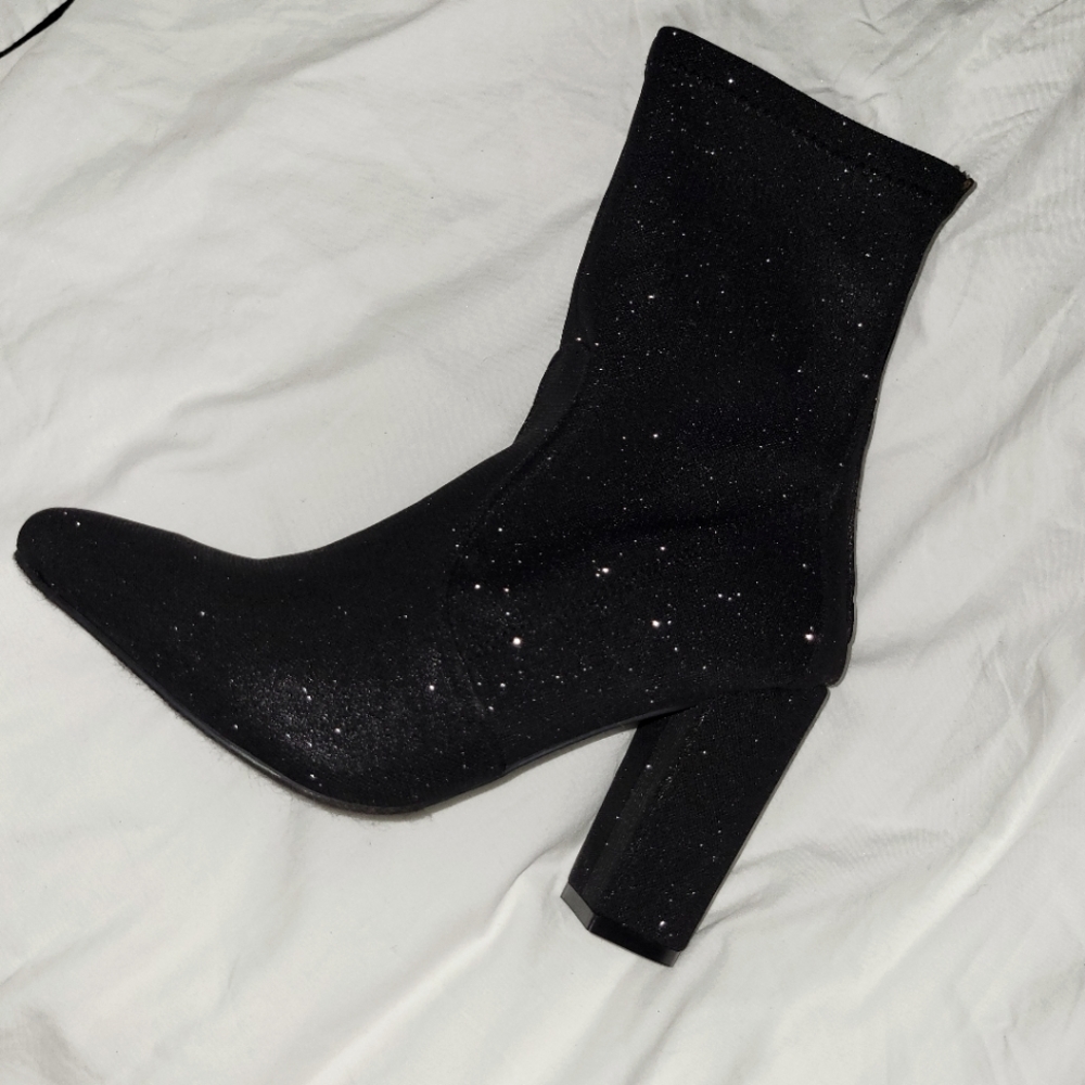 This is an ankle heel boots from a brand Justfab.